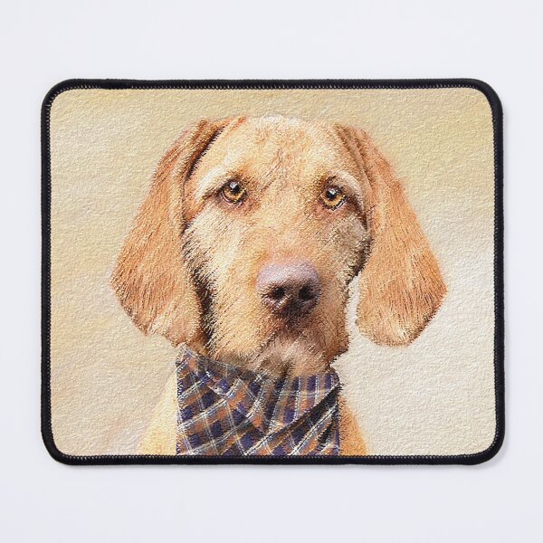 Item preview, Wirehaired Vizsla Painting - Cute Original Dog Art designed and sold by alpendesigns.