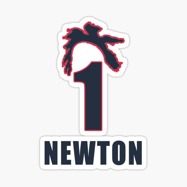 Newton cam patriots stars football Jersey  Sticker for Sale by the brawler