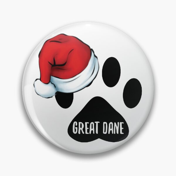 Item preview, Christmas Great Dane Paw Print Seal designed and sold by chanzds.