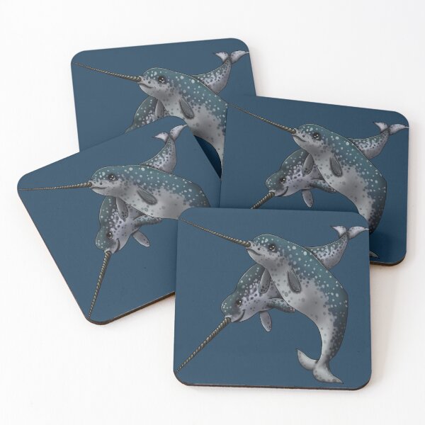 Item preview, Two Narwhals designed and sold by JeMiChi Art.