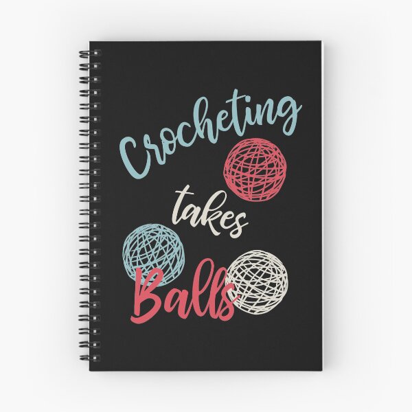 Item preview, Funny Crocheting Pun Crocheting Takes Balls designed and sold by whyitsme.