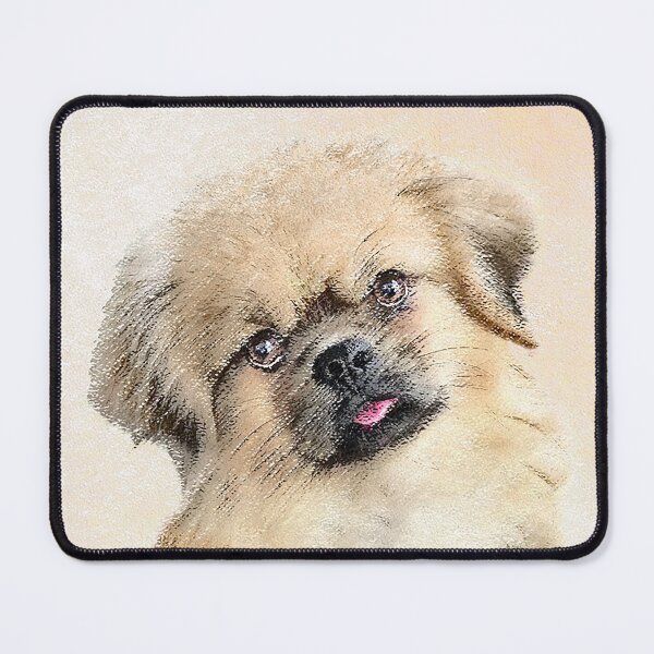 Item preview, Tibetan Spaniel Painting - Cute Original Dog Art designed and sold by alpendesigns.