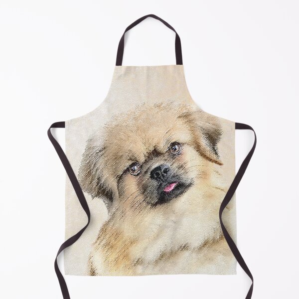 Item preview, Tibetan Spaniel Painting - Cute Original Dog Art designed and sold by alpendesigns.