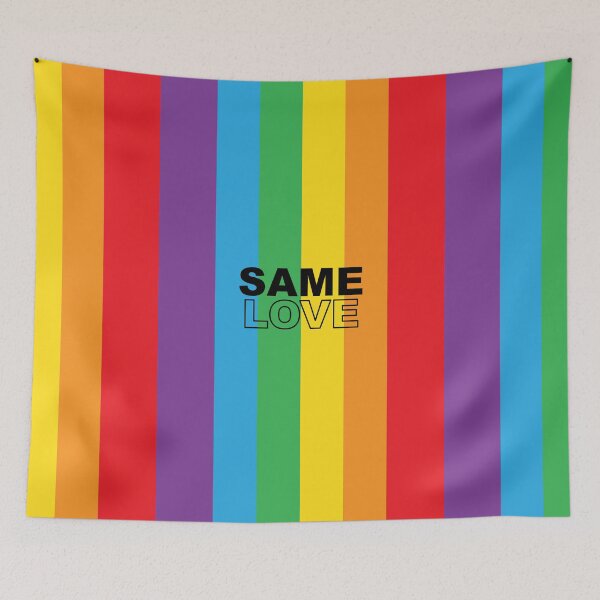 Item preview, 65 MCMLXV Same Love LGBT Rainbow Stripe Pattern designed and sold by 65 MCMLXV.
