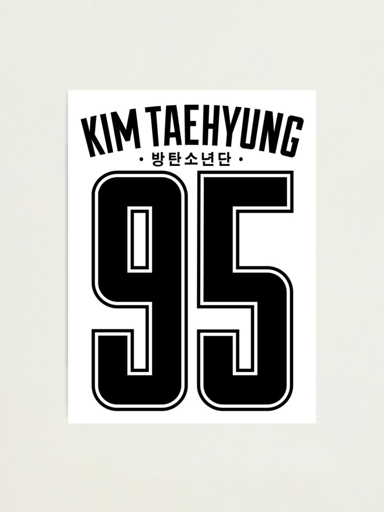 Lámina fotográfica «BTS V KIM TAEHYUNG 95» de whatamistry