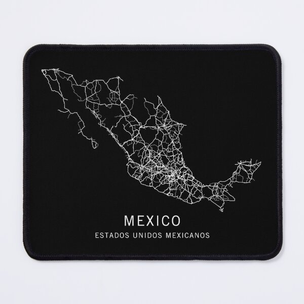Item preview, Mexico Road Map designed and sold by clarkstpress.