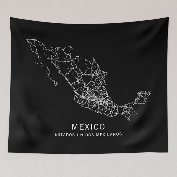 Item preview, Mexico Road Map designed and sold by clarkstpress.