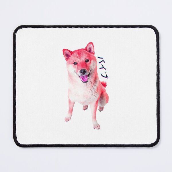 Item preview, Neon red Shiba designed and sold by ShirtVibes.