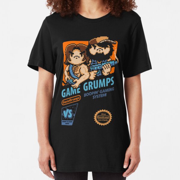Game Grumps NES Cover Slim Fit T-Shirt