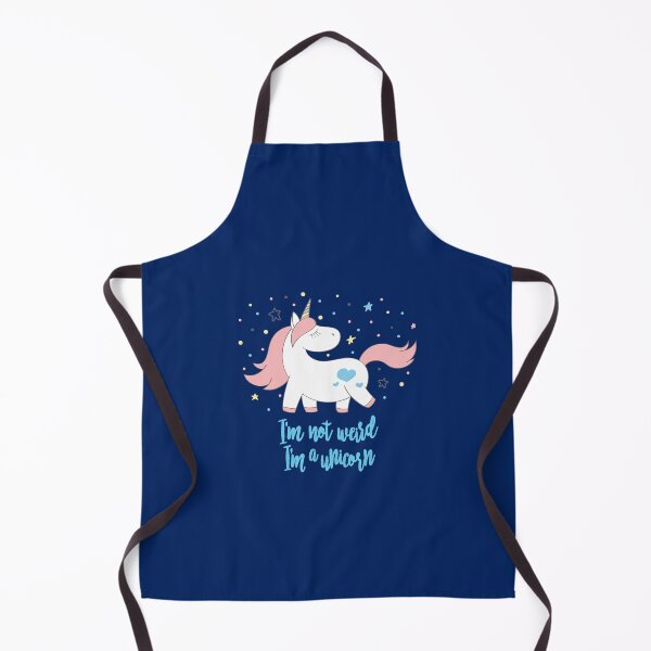 Item preview, Moody unicorn - Cute little unicorn prancing around saying "I'm not weird, I'm a unicorn" that you and your kids would love! - Available in stickers, clothing, etc designed and sold by crazycollective.