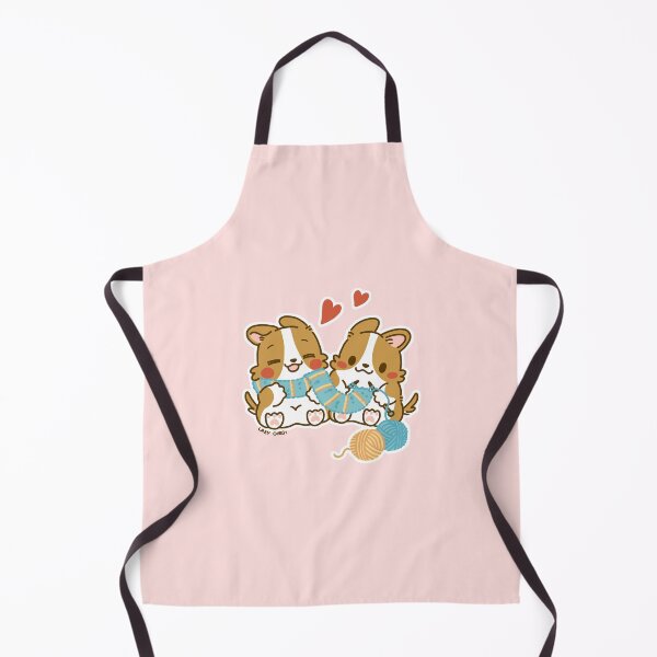 Item preview, Lazy Corgi - Knitting with Love (Pink) designed and sold by LazyCorgiHK.