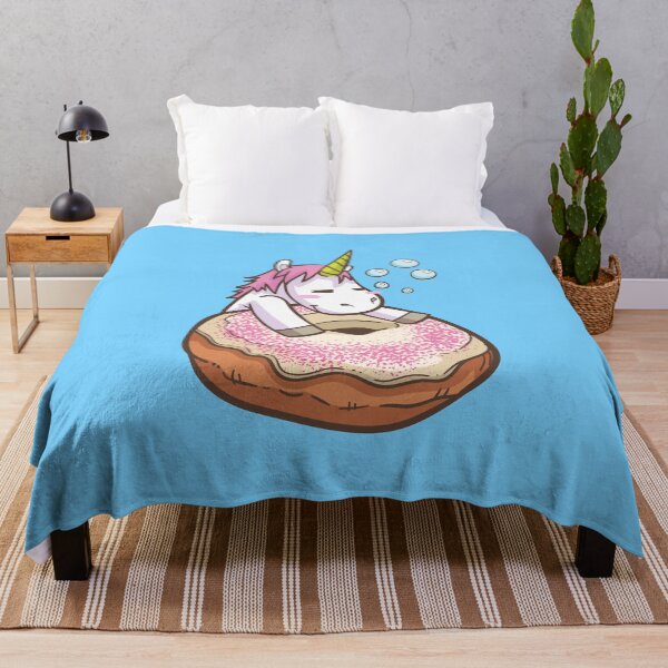 Item preview, Moody unicorn - Cute little unicorn on a donut you and your kids would love! - Available in stickers, clothing, etc designed and sold by crazycollective.