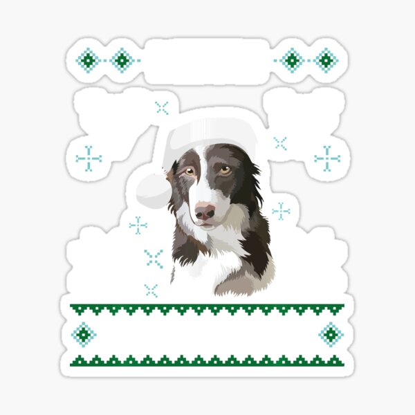 Border Collie Gift For Merry Christmas Woofmas Clothes Digital Art