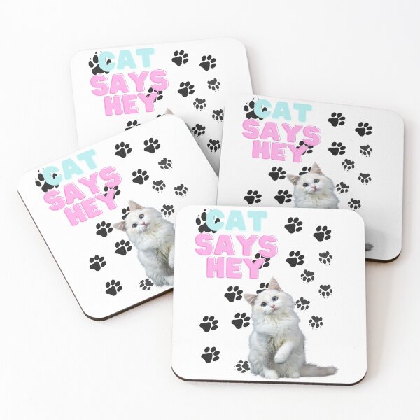 Item preview, Cat says hey designed and sold by 4SeasonsDesigns.