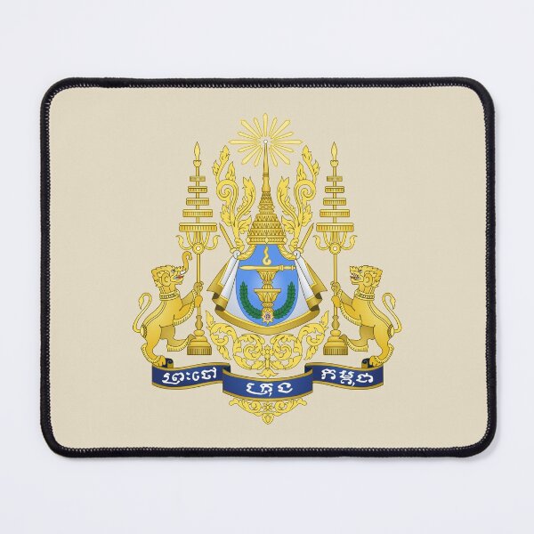 Item preview, Royal Arms of Cambodia - Coat of Arms and National Emblems designed and sold by webdango.