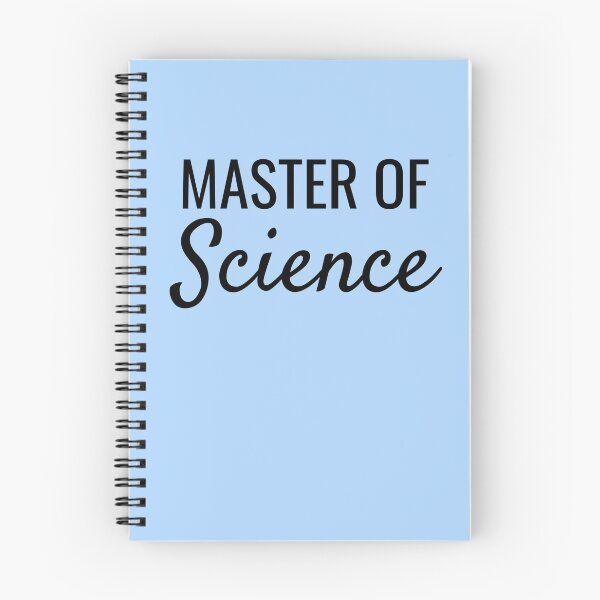 Item preview, Master of Science Block and Cursive University Text Design designed and sold by SarahJisri.