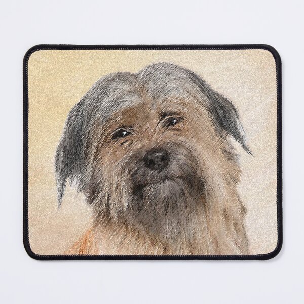 Item preview, Pyrenean Shepherd Painting - Cute Original Dog Art designed and sold by alpendesigns.