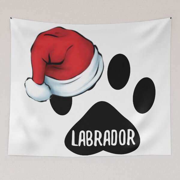 Item preview, Christmas Labrador Paw Print Seal designed and sold by chanzds.