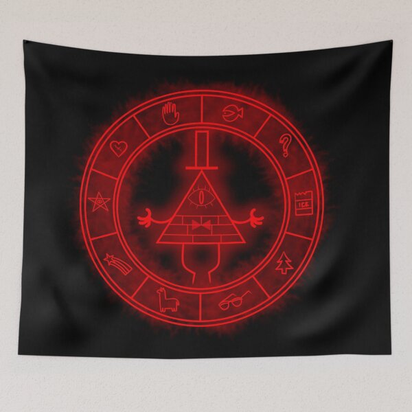 Item preview, Bill Cipher symbol Red designed and sold by wyrneck.
