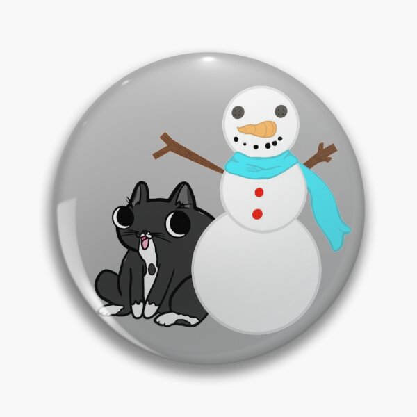 Artikelvorschau, Goob The Cat - Schneemann Kuscheln entworfen und verkauft von WhiteSlowpoke.