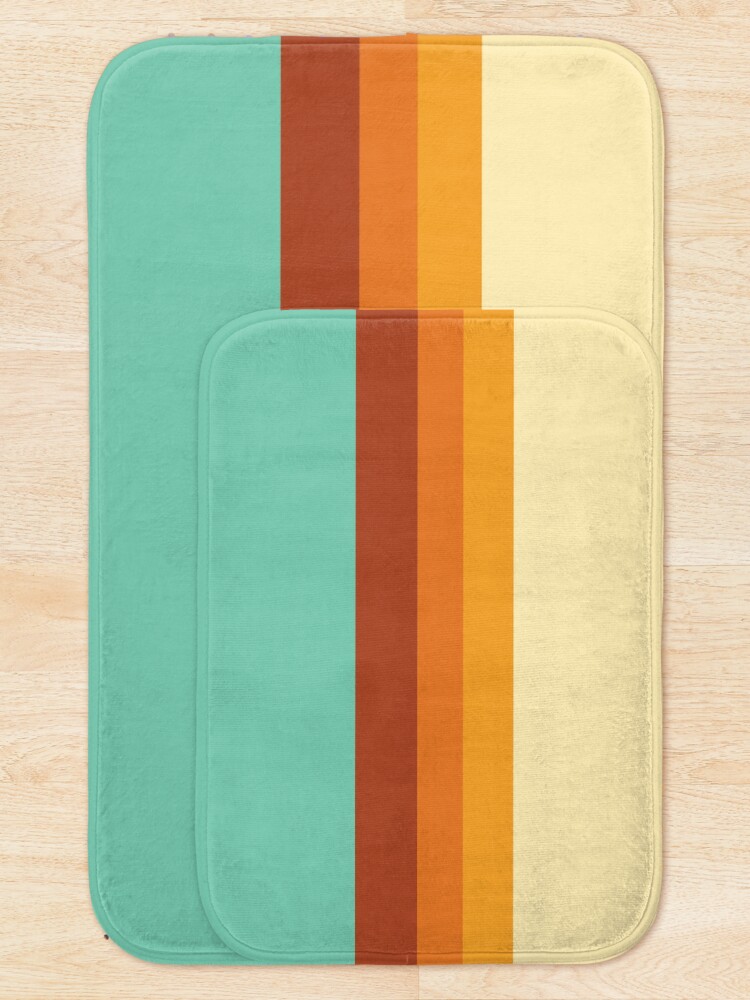 Thumbnail 5 of 6, Bath Mat, Retro Land designed and sold by MonstersMashU.