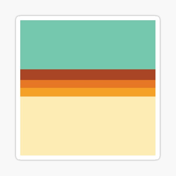 Retro Land Sticker