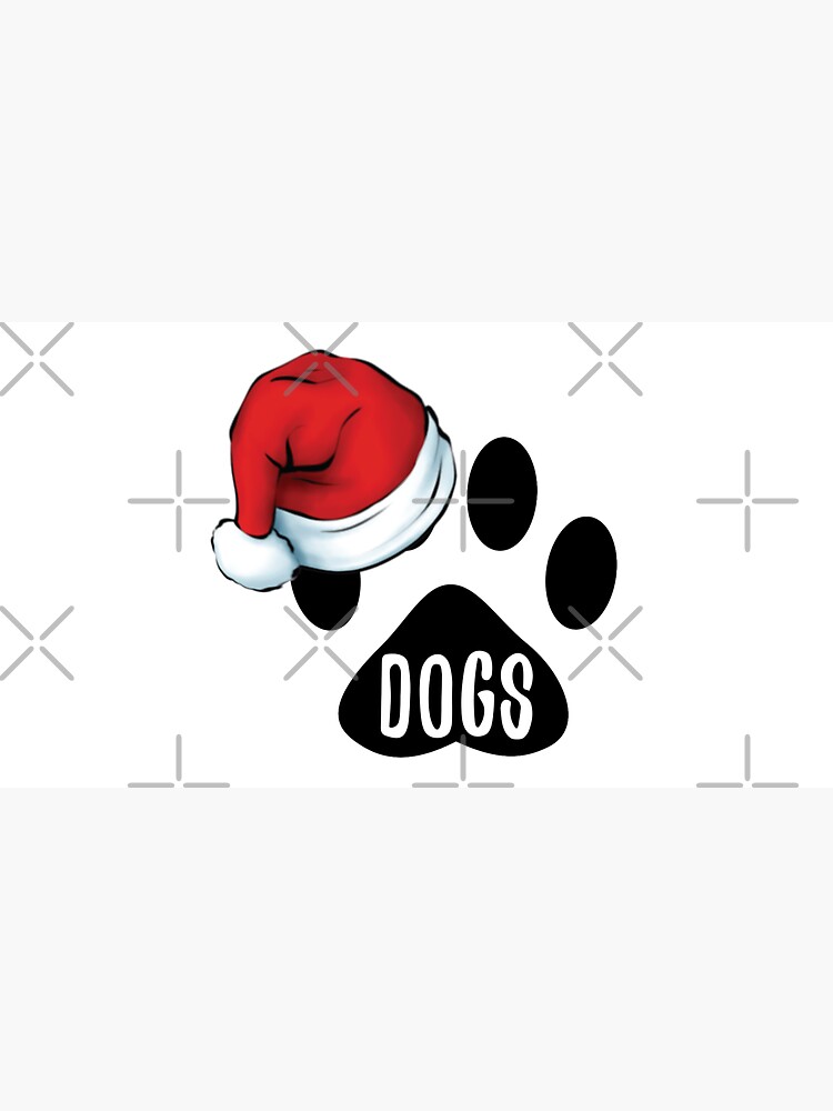 Christmas Dog Paw Print Seal by chanzds
