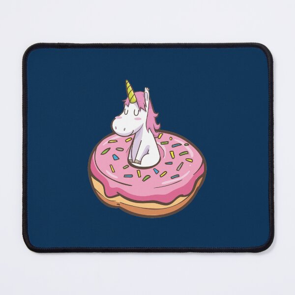Item preview, Moody unicorn - Cute little unicorn on a donut you and your kids would love! - Available in stickers, clothing, etc designed and sold by crazycollective.