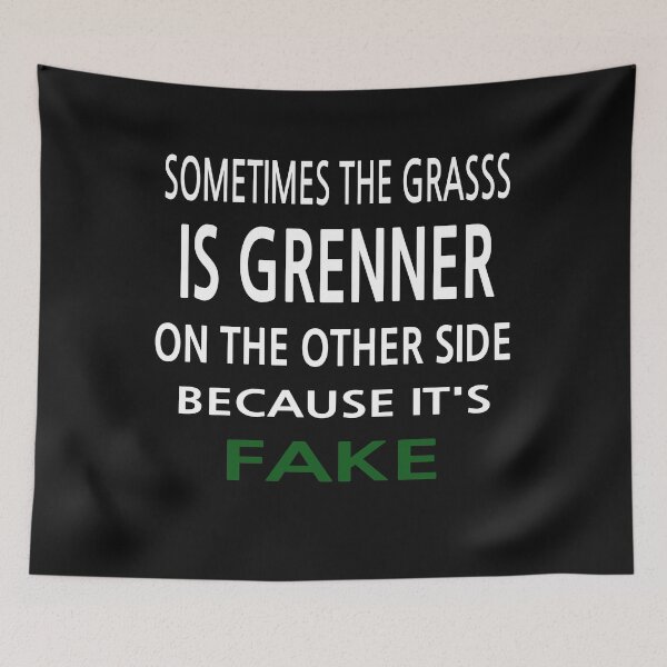 Item preview, GRASS IS GREENER designed and sold by ELF2.
