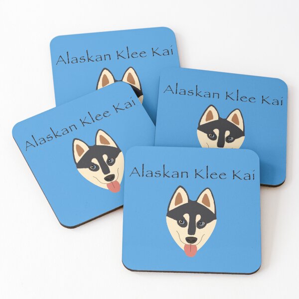 Artikelvorschau, Alaskan Klee Kai (schwarz mit blauen Augen) entworfen und verkauft von Tiki-Kreations.