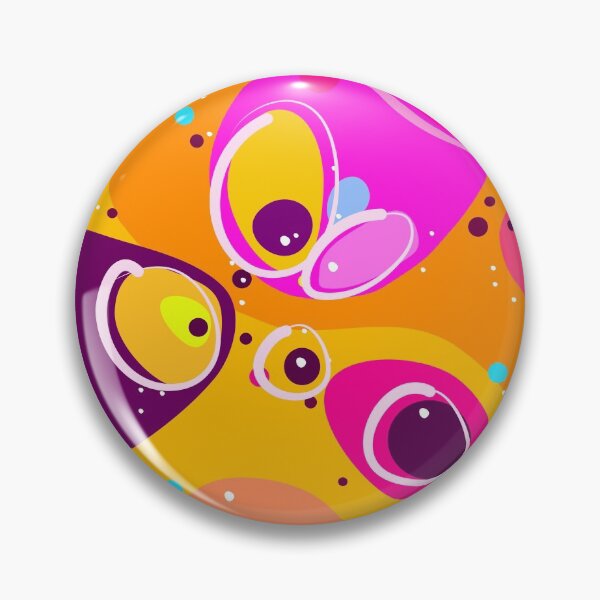Item preview, Cute hydro abstract orange pink blue kawaii Design designed and sold by MirgoDesign.