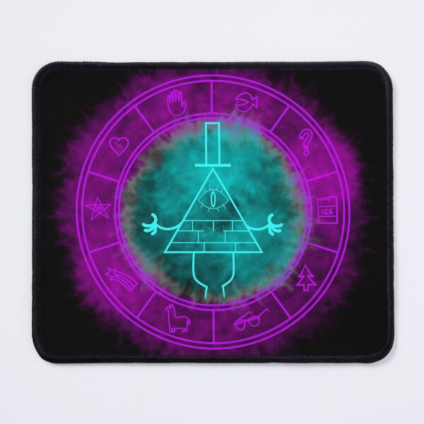 Item preview, Bill Cipher symbol Blue/green/purple designed and sold by wyrneck.