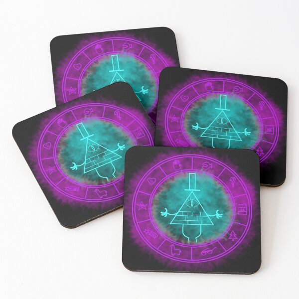 Item preview, Bill Cipher symbol Blue/green/purple designed and sold by wyrneck.