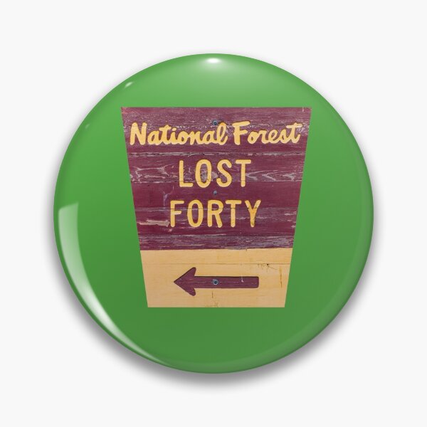 Item preview, Lost Forty Sign designed and sold by Broken Antler Designs .
