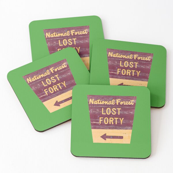 Item preview, Lost Forty Sign designed and sold by Broken Antler Designs .