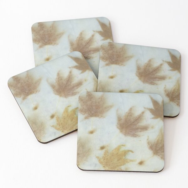 Item preview, Ecoprint of Acer with Indigo - One designed and sold by LymphomaLass.