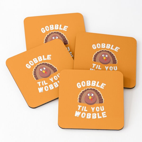 Item preview, Gobble Til You Wobble - Thanksgiving - Funny designed and sold by AsmArt-co.