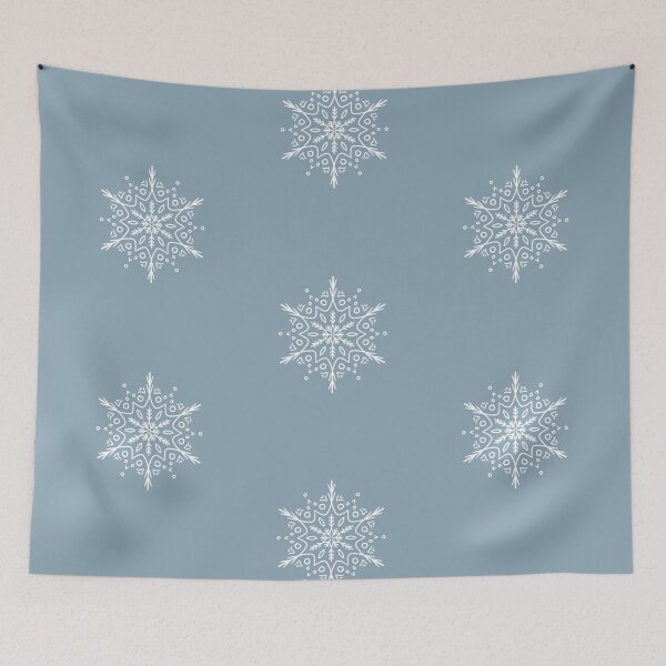 Item preview, Blue snowflakes designed and sold by Nataliia Kholodniak.
