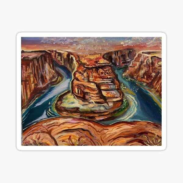 Item preview, Horseshoe Bend at Sunset designed and sold by Julia Aubrey Rhodes.