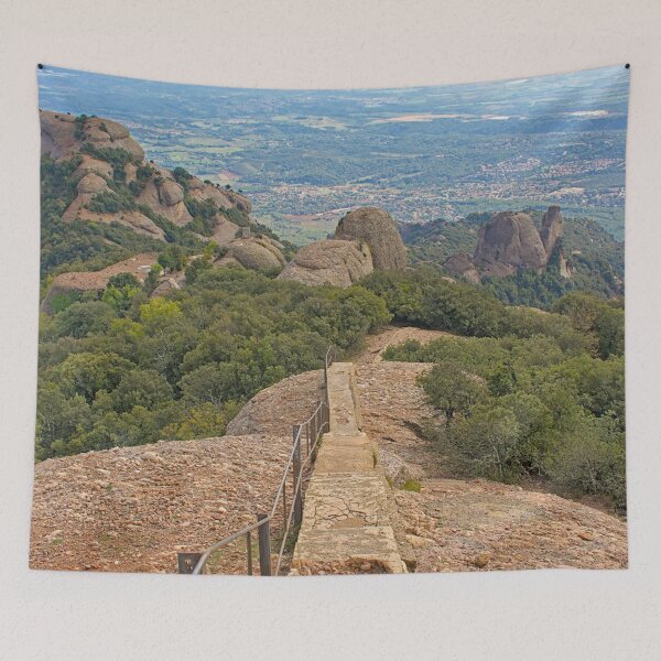 Item preview, Escalera al monte de Sant Jeroni designed and sold by xophotography.