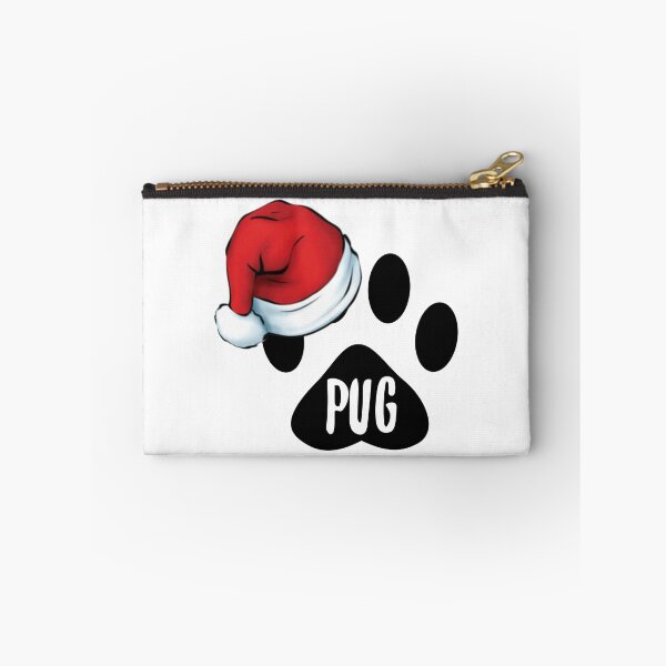 Item preview, Christmas Pug Paw Print Seal designed and sold by chanzds.