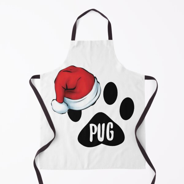 Item preview, Christmas Pug Paw Print Seal designed and sold by chanzds.