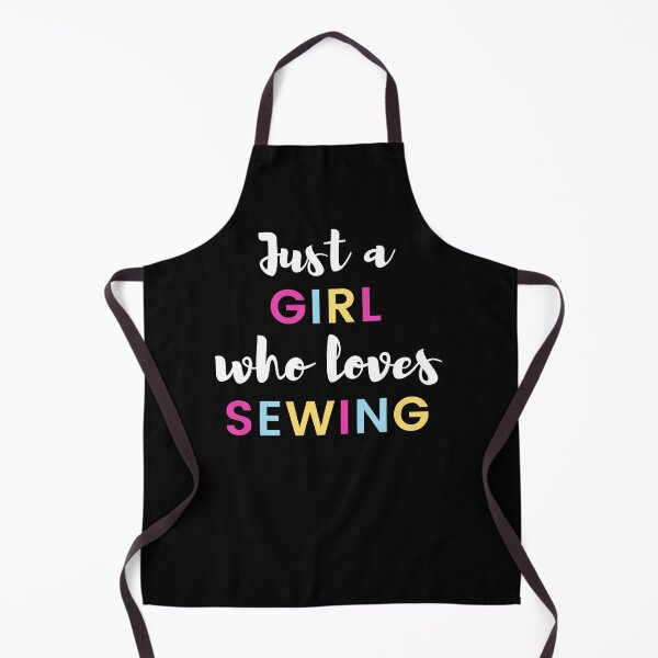 Item preview, Just a girl who loves sewing designed and sold by TheGreenGoat.