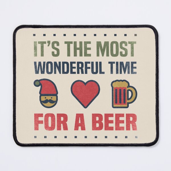 Item preview, It is the most wonderful time for a Beer Funny Christmas Pun designed and sold by foramelie.