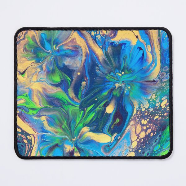 Item preview, Blue and Gold Floral designed and sold by ArtbyConnor.