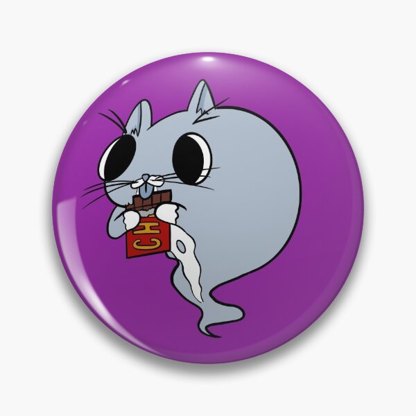 Artikelvorschau, Goob The Cat - Snacky Ghost entworfen und verkauft von WhiteSlowpoke.