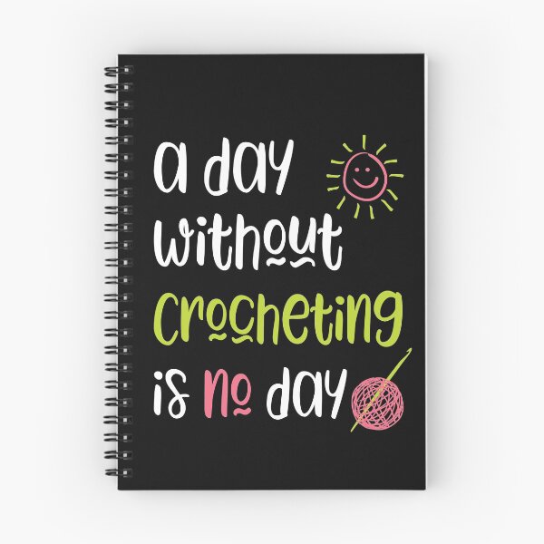 Item preview, Funny Crochet Saying A Day Without Crocheting designed and sold by whyitsme.