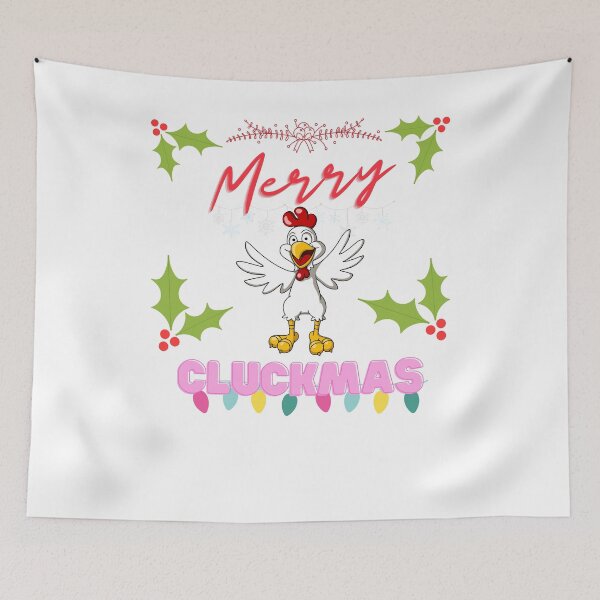 Item preview, Merry Chicken Cluckmas designed and sold by 4SeasonsDesigns.