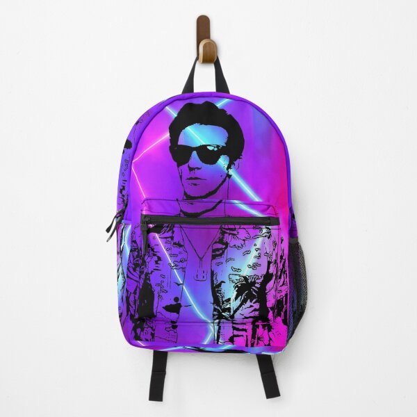 Item preview, Drake Bell Fanart – Retro Neon Portrait with 80s Vibes designed and sold by ShopWithDreams.