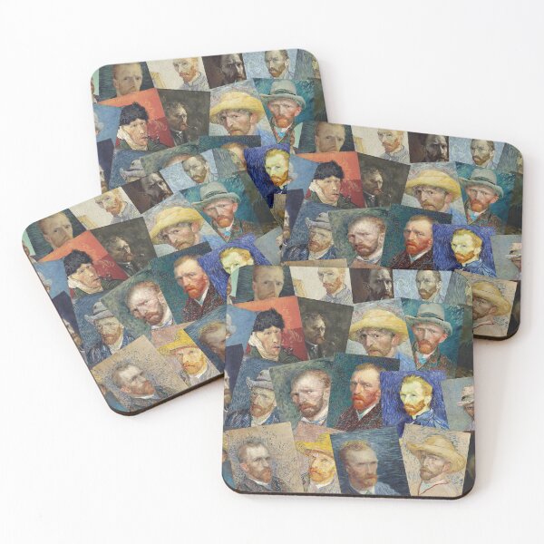 Item preview, Vincent Van Gogh self portrait art collage designed and sold by hjsmith.